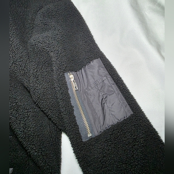 RARE ad lib Outerwear Collection Fleece Zip Up Retro Varsity Jacket Size Lg - Picture 4 of 10